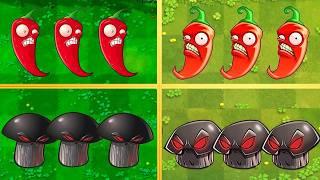 All Plants Team PVZ 1 vs PVZ 2 Not PEA - Who Will Win? - Team Plant vs Team Plant