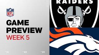 Las Vegas Raiders vs. Denver Broncos  2024 Week 5 Game Preview