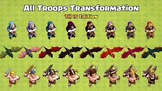 All Troops Time-lapse Transformation With Animation  Clash of Clans