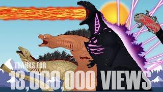 Evolution of Shin Godzilla and All Godzilla Cartoons compilation 2019  PANDY Animation 14