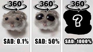 360° VR Sad Hamster Becomes More Sad