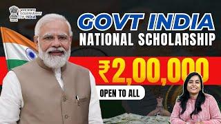 NSP scholarship 2024-25 Apply  Government Scholarship  Scholarship for Undergraduate students 2024