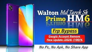 Walton Primo HM6 Frp Bypass Google Account Remove Android 10 New Update 2024 #mdtareksikdar