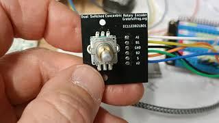 Alps Alpine Dual Rotary Encoder and RPi Zero