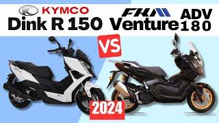 Kymco Dink R 150 vs FKM Venture ADV 180  Side by Side Comparison  Specs & Price  2024
