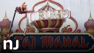 Trump signs removed from Taj Mahal casino in Atlantic City