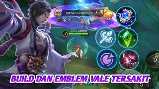 VALE BEST BUILD DAN EMBLEM   VALE BEST BUILD 2024  MOBILE LEGENDS