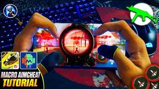 Free fire aimbot Apk ️ Macrodroid sensi  red button free fire