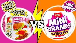 MINI VERSE VS MINI BRANDS CREATE HONEST REVIEW