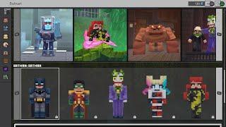 All 18 Official Batman Minecraft Skins