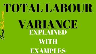 Total Labour Variance  Explained with Examples