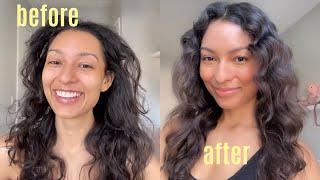 Easy How To Refresh 2a2b CurlyWavy Hair