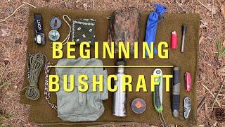 Beginning Bushcraft Gear Skills Camping in the Woods