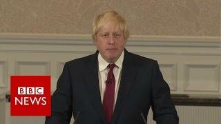 Boris Johnson out of contest for Conservative Party leadership - BBC News