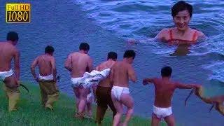 日軍看見美女在洗澡就直奔下河，那料下秒被全殲 ️ 功夫  Kung Fu  抗日  中国电视剧