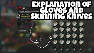 HOW TO GET GLOVES AND SKINNING KNIVES FREE STUFF Prey Day Survival