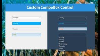 Custom ComboBox Control in VB.NET I MalluCoder