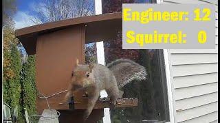 Keeping Squirrels Off My Birdfeeder with an Electric Fencer