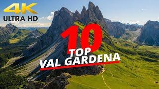 Val Gardena TOP 10 places to visit  Dolomites  Alto-Adige  Italy 4K