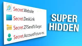 The Super Hidden File Extensions in Windows