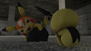 libre pikachu fart on pichu