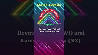 T20 World Cup 2024 26th match #t20worldcup2024 #westindiescricketteam #newzealandcricket #cricket