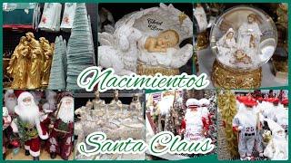 24 NACIMENTOS NAVIDEÑOS 18 SANTA CLAUS  DECORACIONES DE NAVIDAD 2022 EN AT HOME