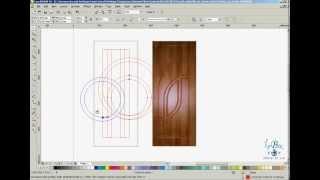 Мдф накладка на бронедвери. Рисуем в Corel Draw