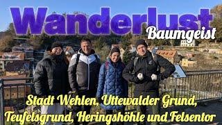 Wanderlust Stadt Wehlen Uttewalder Grund Teufelsgrund Heringshöhle und Felsentor