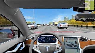 Tesla Model S - City Car Driving Simulator