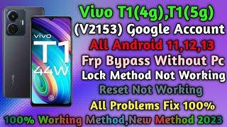 vivo t1 V2153frp bypass without pc 2023Vivo T1 frp Android 13Reset not workingGsm devilnewtric