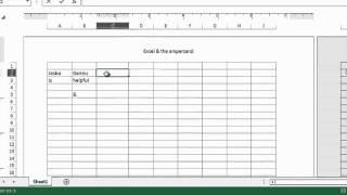 How to Use the Ampersand in Excel  MS Excel Tips