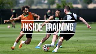 INSIDE TRAINING I love it Macca  Attacking transitions and finishing drills in Germany