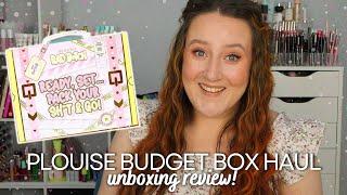 PLOUISE APRIL BUDGET BOX UNBOXING Ready Set Pack Your Sh*t & Go Suitcase Haul And Review