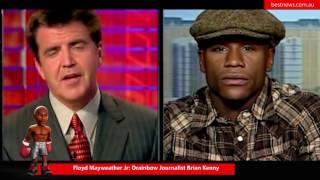 Floyd Mayweather Floyd and Drainbow Journalist call a truce