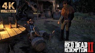 Drunk Bill Williamson falls from chair  Red Dead Redemption 2