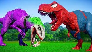 Evolution of GODZILLA x BATMAN DINOSAUR VENOM Evolution BLACK Atomic Breath &Rainbow SHIN Cartoons