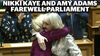 National MPs Nikki Kaye and Amy Adams farewell Parliament