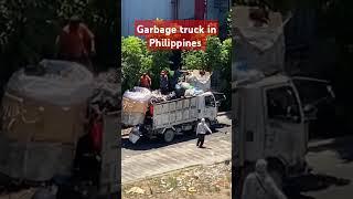 Garbage truck in Angeles City Philippines #shorts #garbage #angelescity #philippines