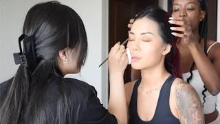 ASMR Vietnamese Style Wedding Makeup and Hair Trial_  REAL Bridal MAKEUP Artist_ Unintentional asmr