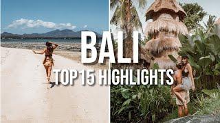 BALI REISETIPPS TOP 15  - Unsere HIGHLIGHTS für jede Bali Reise