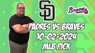 San Diego Padres vs Atlanta Braves 10224 MLB Wildcard Game 2 Pick & Prediction  MLB Betting Tips