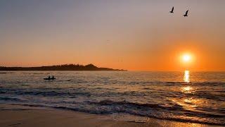 Sunset Therapy Soothing 4K Pacific Coast Beach Sunset Carmel California