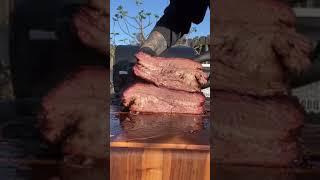 Perfect smoked brisket