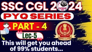 GK FOR SSC CGL 2024  PYQ SERIES PART 4  LEC-5  PARMAR SSC