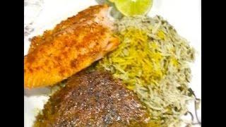 Persian Home Cooking Sabzi Polow  Persian Herb Rice Dish  Great For Parties