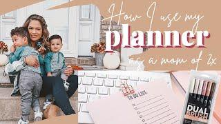 How I use my planner as a Mom of toddlers