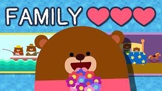 My Family Loves Me   Mommy & Daddy Song  Wormhole English Music For Kids