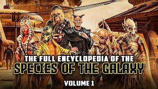 The Galactic Database for Xenoanthropology Exploring the Species of the SW Universe Vol. 1