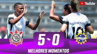 CORINTHIANS 5 X 0 SÃO JOSÉ  MELHORES MOMENTOS  RODADA 11  PAULISTÃO FEMININO 2024